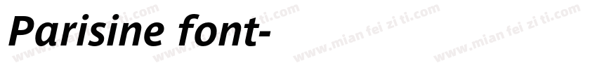 Parisine font字体转换